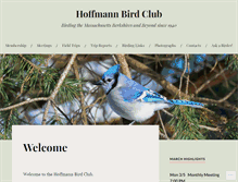 Tablet Screenshot of hoffmannbirdclub.org